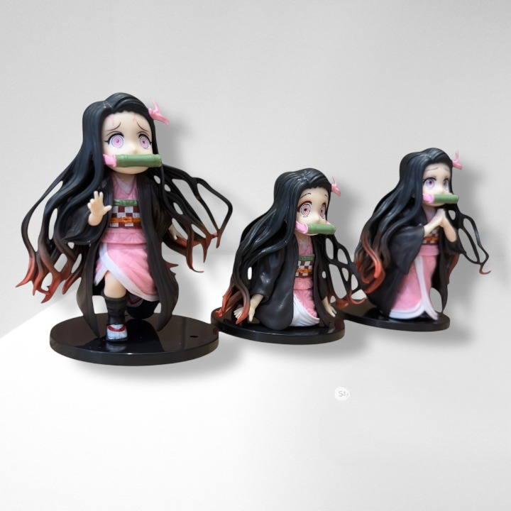 Demon Slayer Nezuko Figure Set of 6 - 10 cm