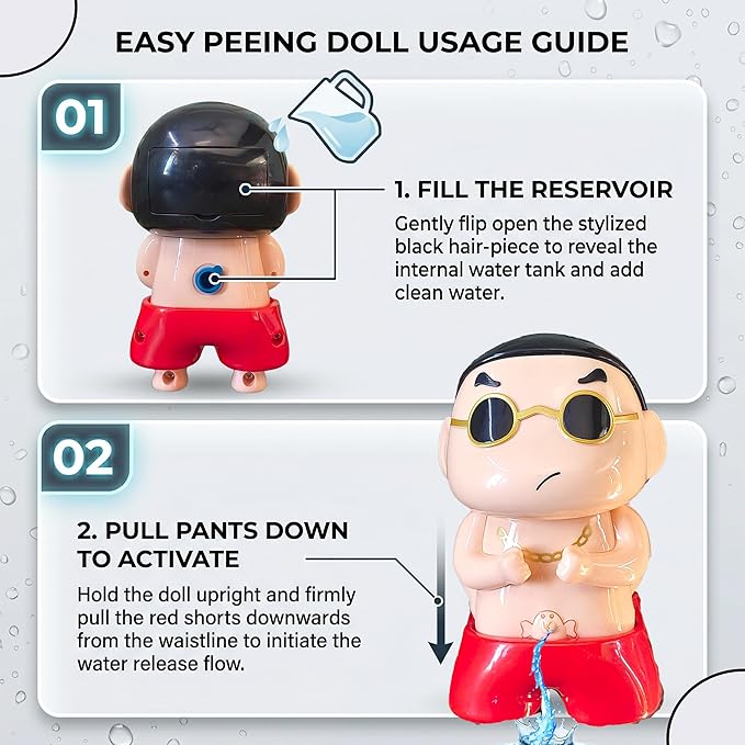 Shinchan Water Prank Spray Toy โ Funny Squirting Cartoon Toy for Kids & Fun Gifts