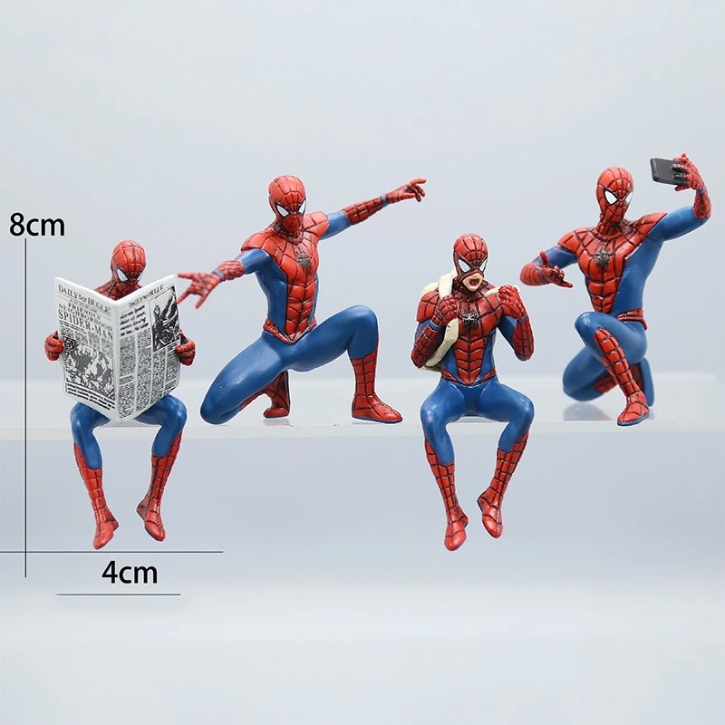 Spider-Man Figurines – Set of 4