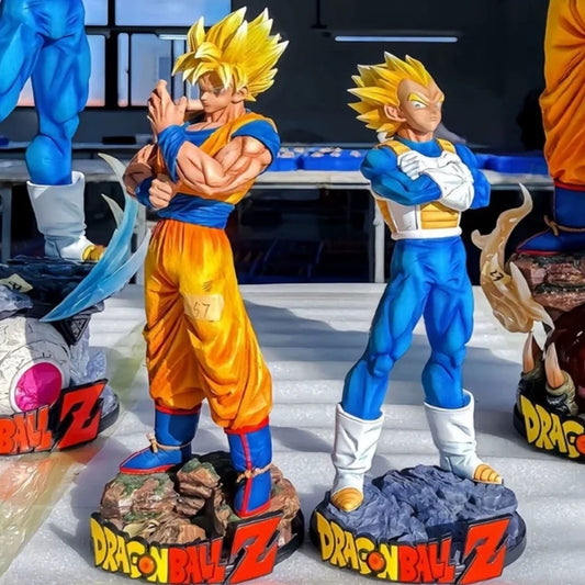 Dragon Ball Z Super Saiyan Goku & Vegeta Action Figure Set – 32 CM (2 PCS)