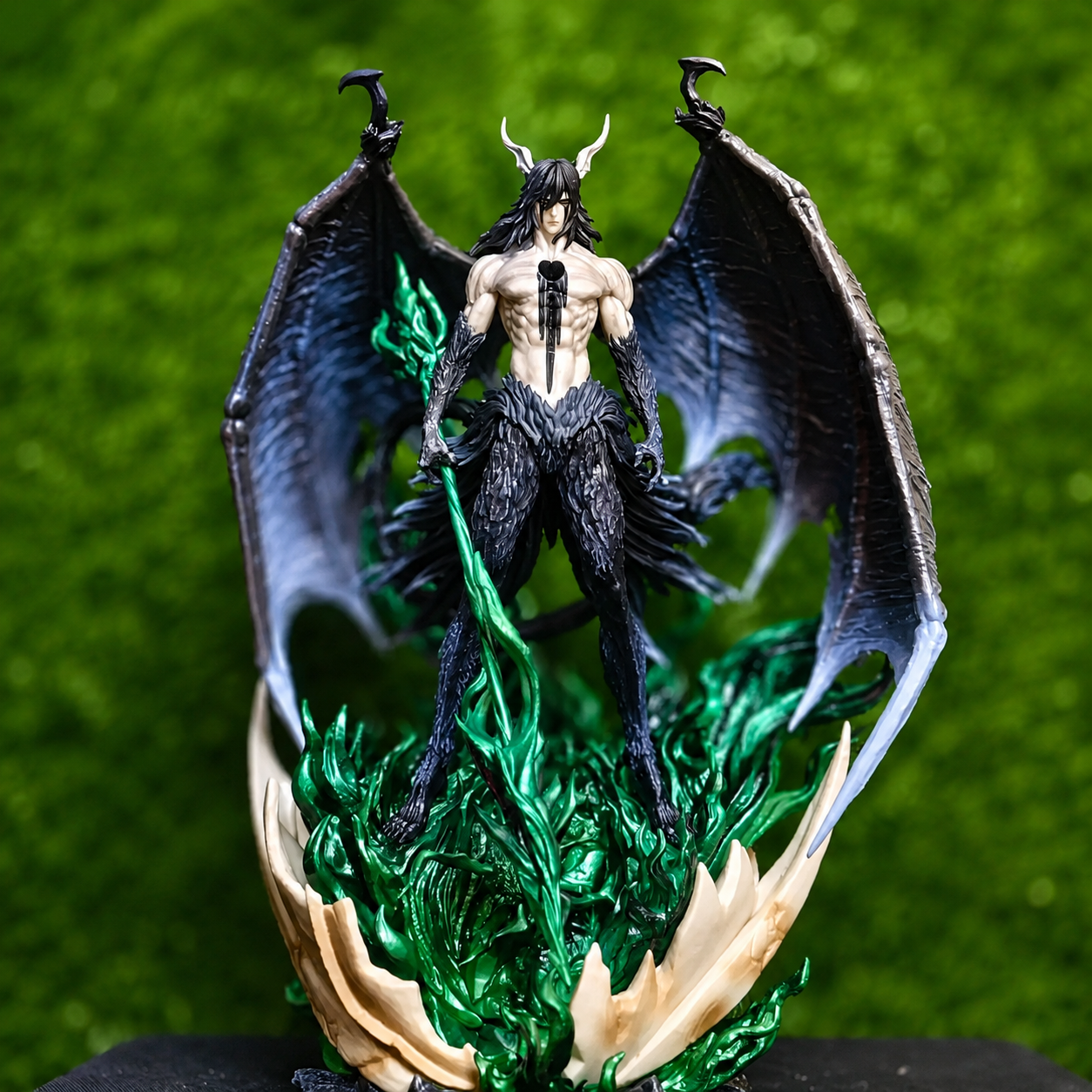 Dark Winged Demon Anime Figure Statue – Fantasy Collectible Display Model