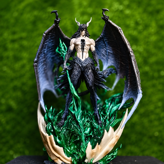 Dark Winged Demon Anime Figure Statue – Fantasy Collectible Display Model