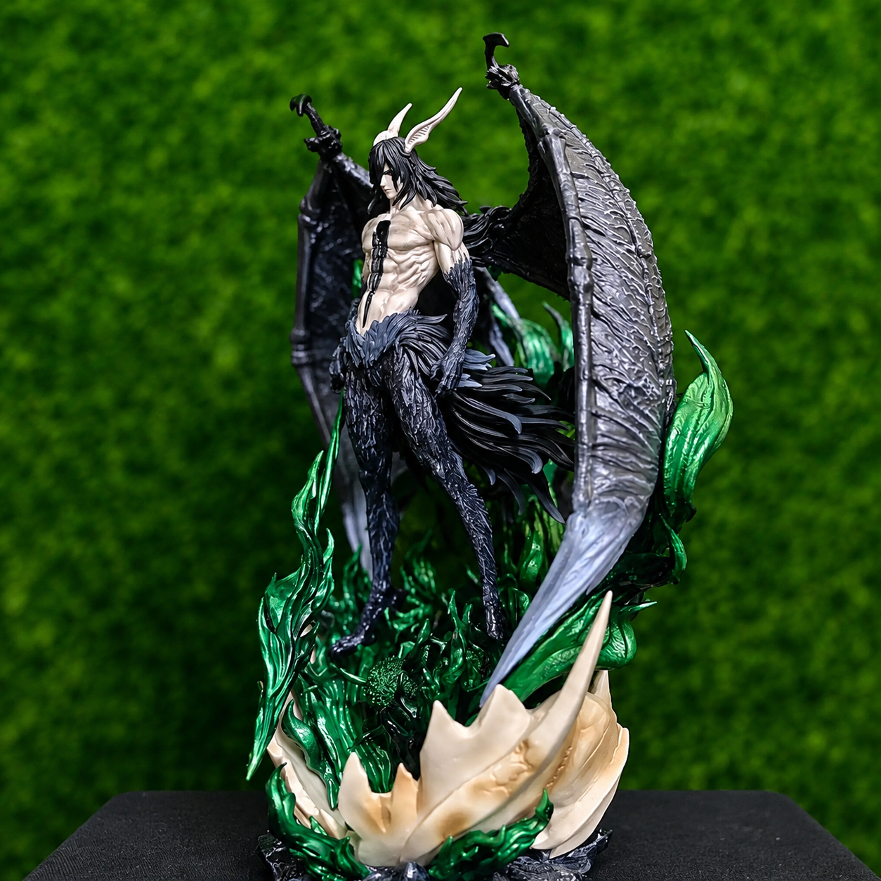 Dark Winged Demon Anime Figure Statue – Fantasy Collectible Display Model