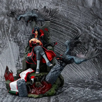 Naruto Itachi Uchiha Crow Dominion Throne Figure - 35 CM