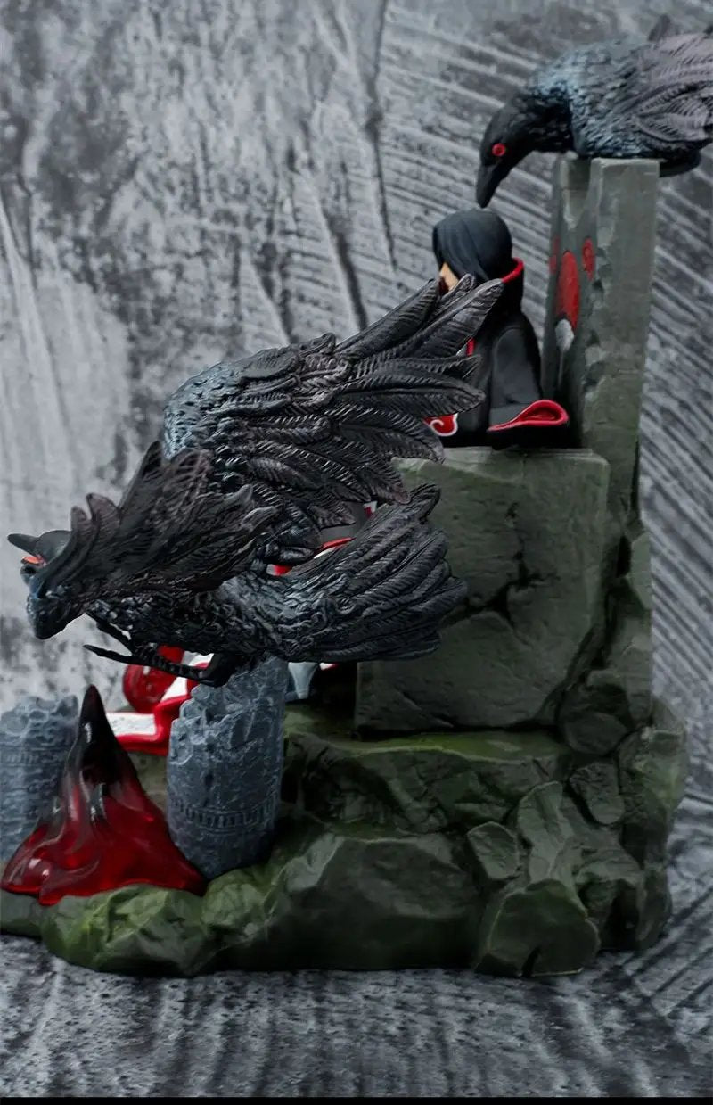 Naruto Itachi Uchiha Crow Dominion Throne Figure - 35 CM