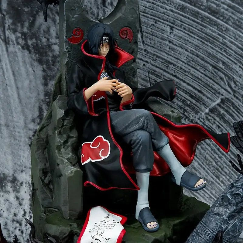 Naruto Itachi Uchiha Crow Dominion Throne Figure - 35 CM