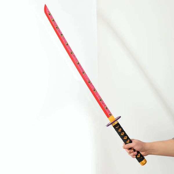 Demon Slayer Kokushibou LED Katana Sword With USB Cable (No COD Allowed On This Product) - Prepaid Orders Only