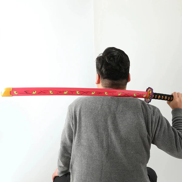 Demon Slayer Kokushibou LED Katana Sword With USB Cable (No COD Allowed On This Product) - Prepaid Orders Only