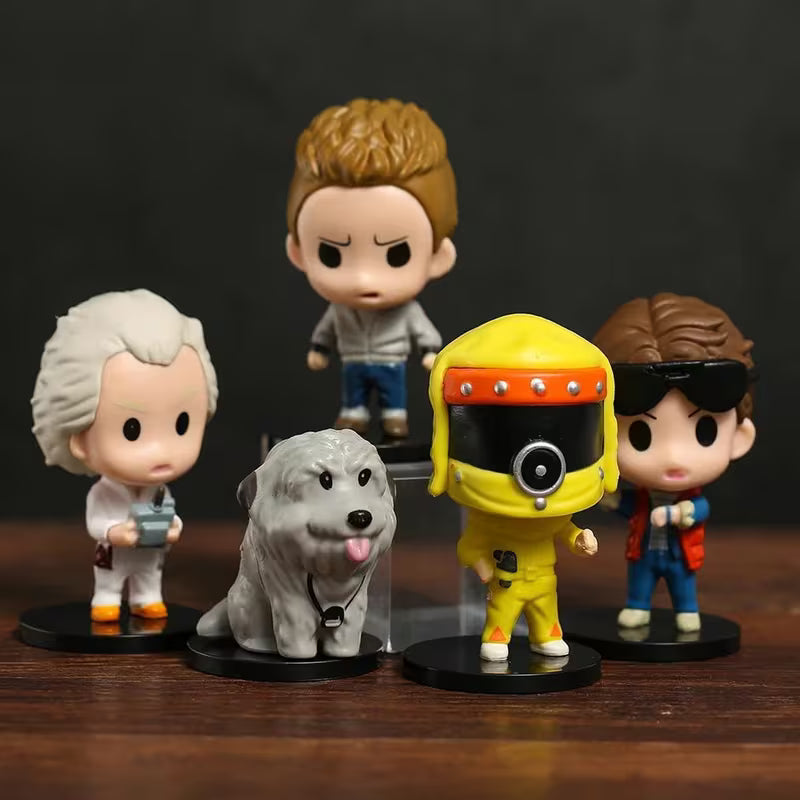 Cute Cartoon Anime Figures (Set of 5)