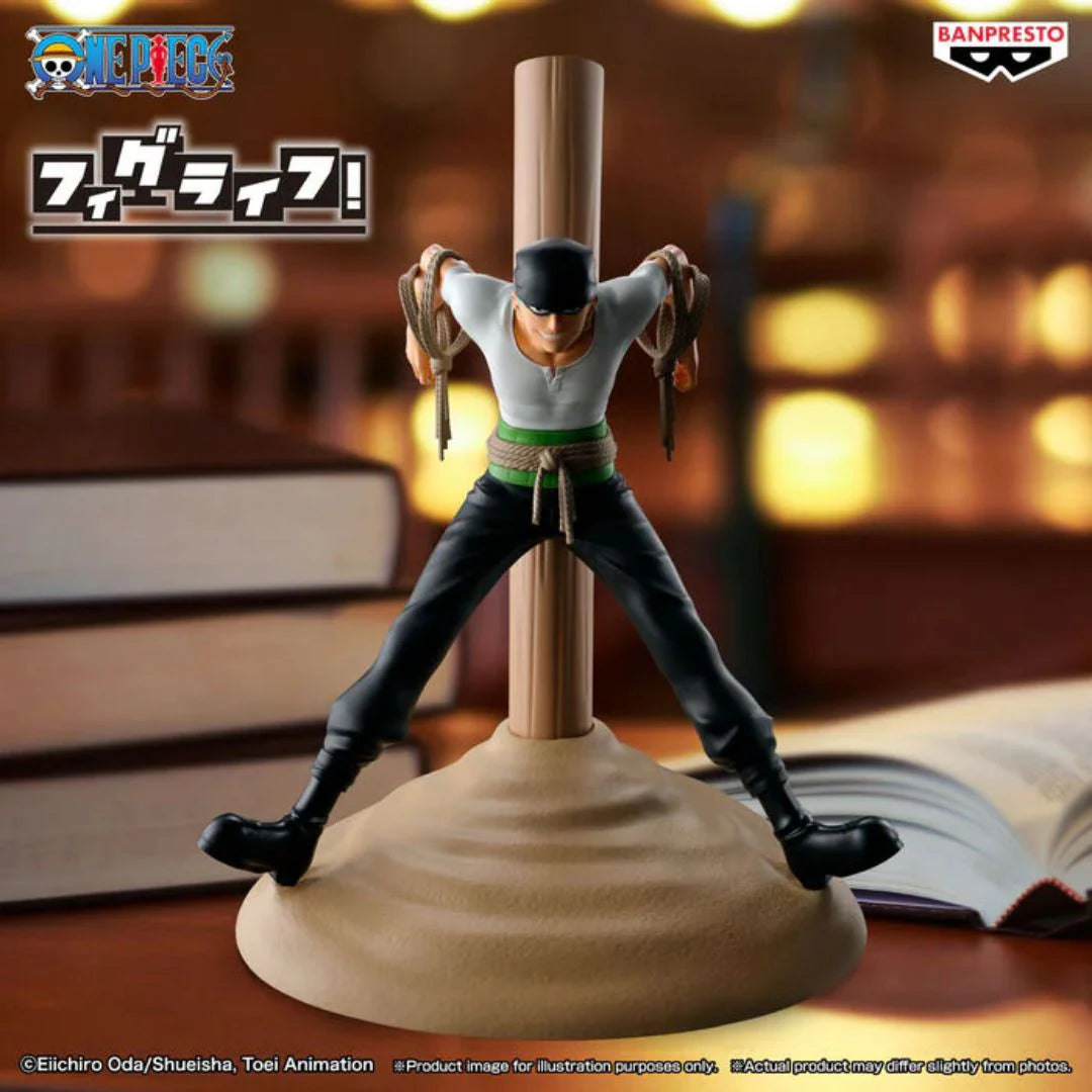 One Piece Fl The Pirate Hunter Roronoa Zoro Action Figure - 18 CM