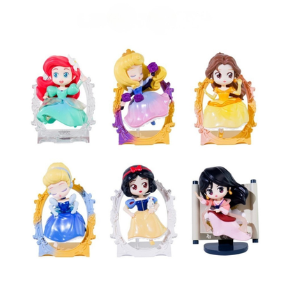 Fantasy Princess Decorative Desk Figurine Set – Mini Display Collection (6 Designs)