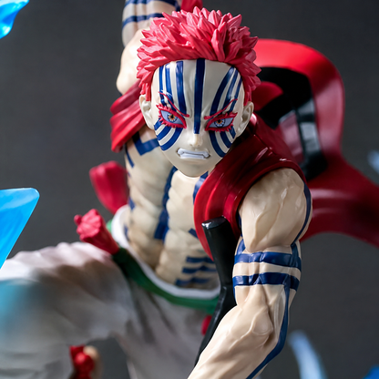 Demon Slayer Akaza Action Figure Statue Anime Collectible Model