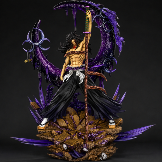 Demon Slayer Kokushibo Upper Moon One Dark Moon Aura Ultimate Battle Ver. Premium Collector Statue – 45cm Anime Figure
