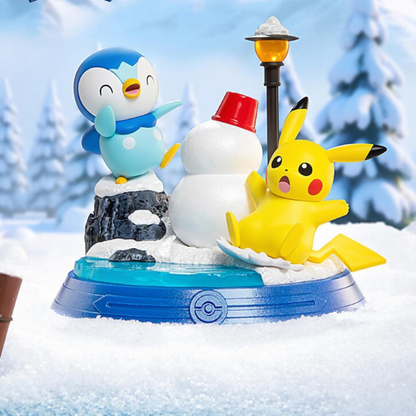 Cute Electric Hero & Friends Mini Diorama Figure Set – 6 Piece Premium PVC Display Collection
