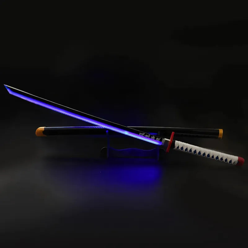 Demon Slayer Giyu Tomioka LED Katana Sword With USB Cable (No COD Allowed On This Product) - Prepaid Orders Only