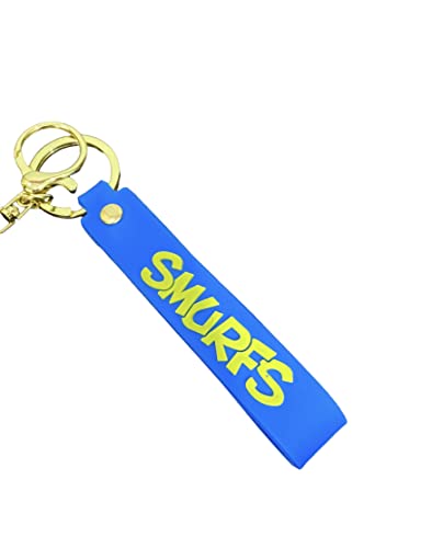 Silicone The Smurfs Character Keychain (Pack of 1)