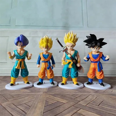 Dragon Ball Z Anime Action Figure Set of 4