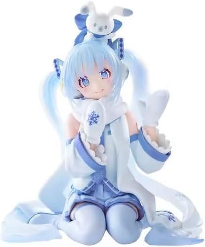 Snow Princess Miku Anime Figure – Winter Edition PVC Collectible Statue (12 CM)