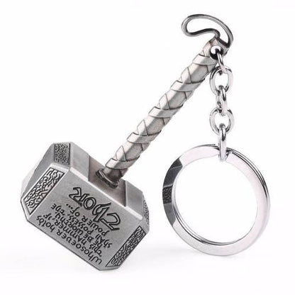 Thor's Hammer Keychain Metal Alloy Marvel Superhero.