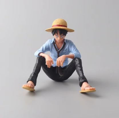 One Piece Luffy Sitting Figure - 15 cm
