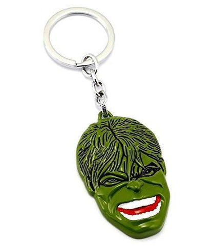 Incredible HULK Face Marvel Avengers Superhero Character Collectible Metal Keychain