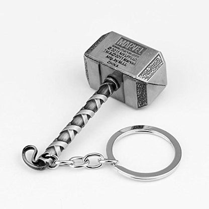 Thor's Hammer Keychain Metal Alloy Marvel Superhero.