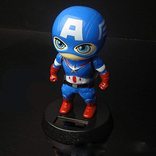 Captain America Solar Bobblehead