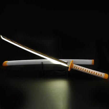 Demon Slayer Zenitsu Agatsuma LED Katana Sword With USB Cable (No COD Allowed On This Product) - Prepaid Orders Only