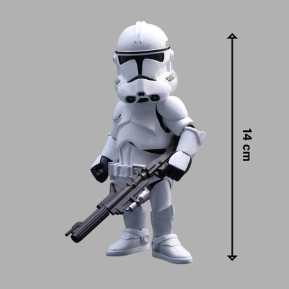 Star Wars Clone Trooper (Phase II) Collectible 6-Inch Hybrid Metal Figure – Premium Action Figure with Accessories