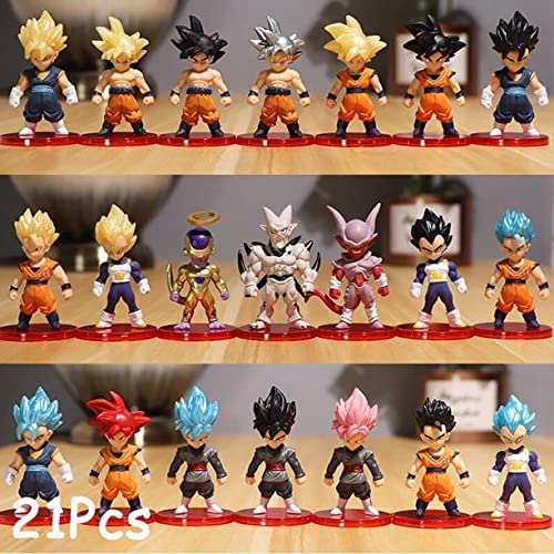 Dragon Ball Z Anime Action Figure Set of 21