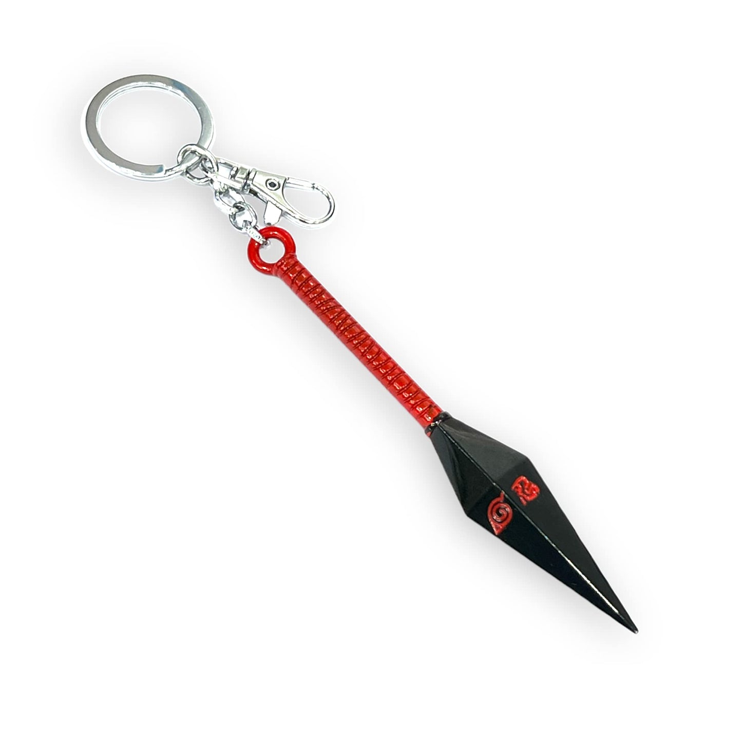 Naruto Spear Stainless Steel Keychain Metal For Gifting With Key Ring