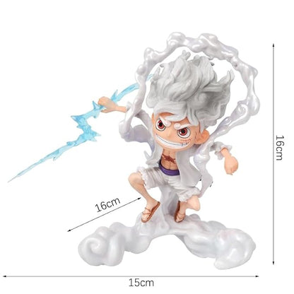 One Piece Monkey D' Luffy Gear 5 Sun God Nika - 15 cm Figure