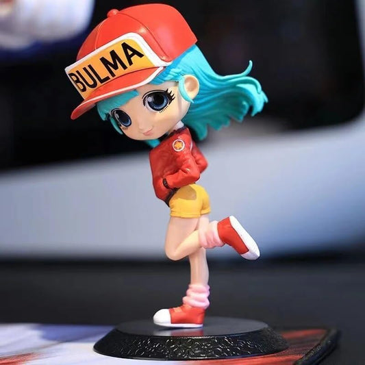 Dragon Ball Z Bulma with Cap Action Figure- Miniature Toy Figure 15cm