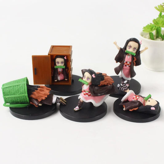 Demon Slayer Nezuko Figure Set of 5