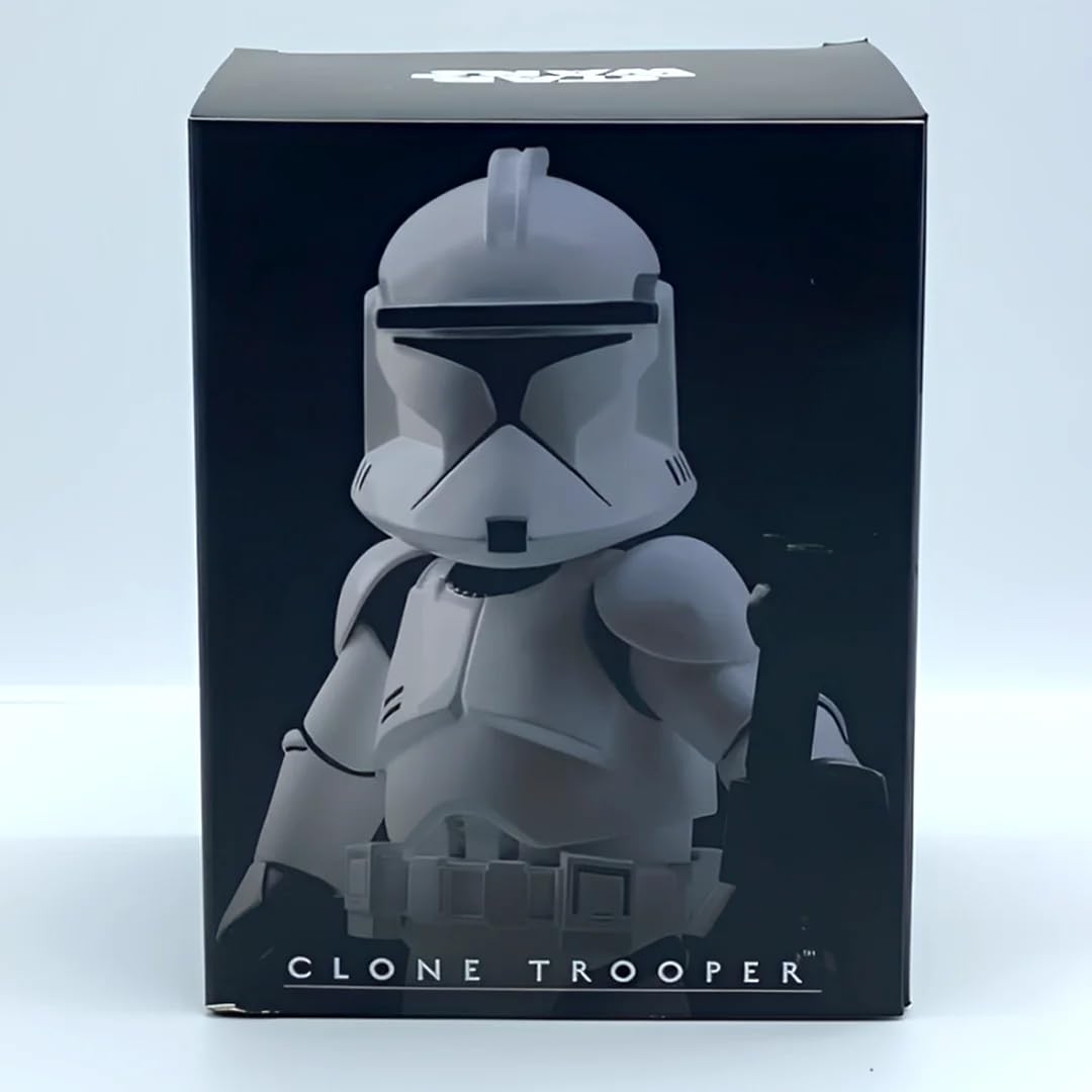 Star Wars Clone Trooper (Phase II) Collectible 6-Inch Hybrid Metal Figure – Premium Action Figure with Accessories