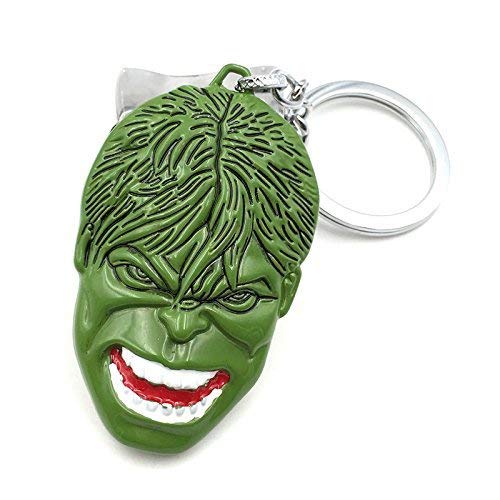 Incredible HULK Face Marvel Avengers Superhero Character Collectible Metal Keychain