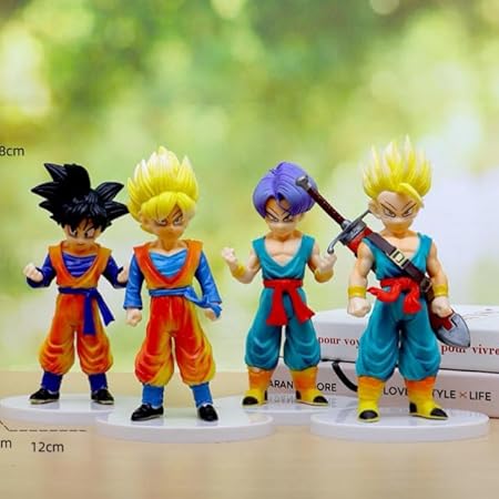 Dragon Ball Z Anime Action Figure Set of 4
