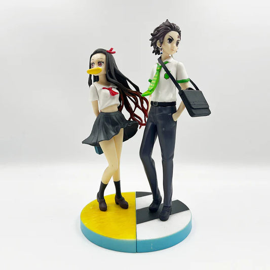Demon Slayer Nezuko-Tanjiro Action Figure 18cm Set of 2