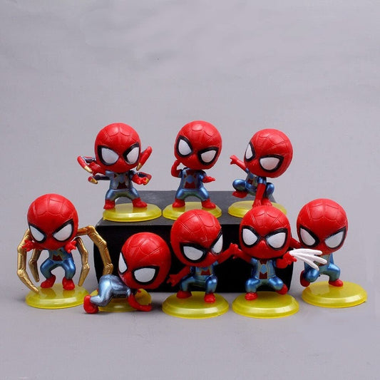 Spidey - Set of 8 Figures - Action Figure (Small) | Cake Toppers