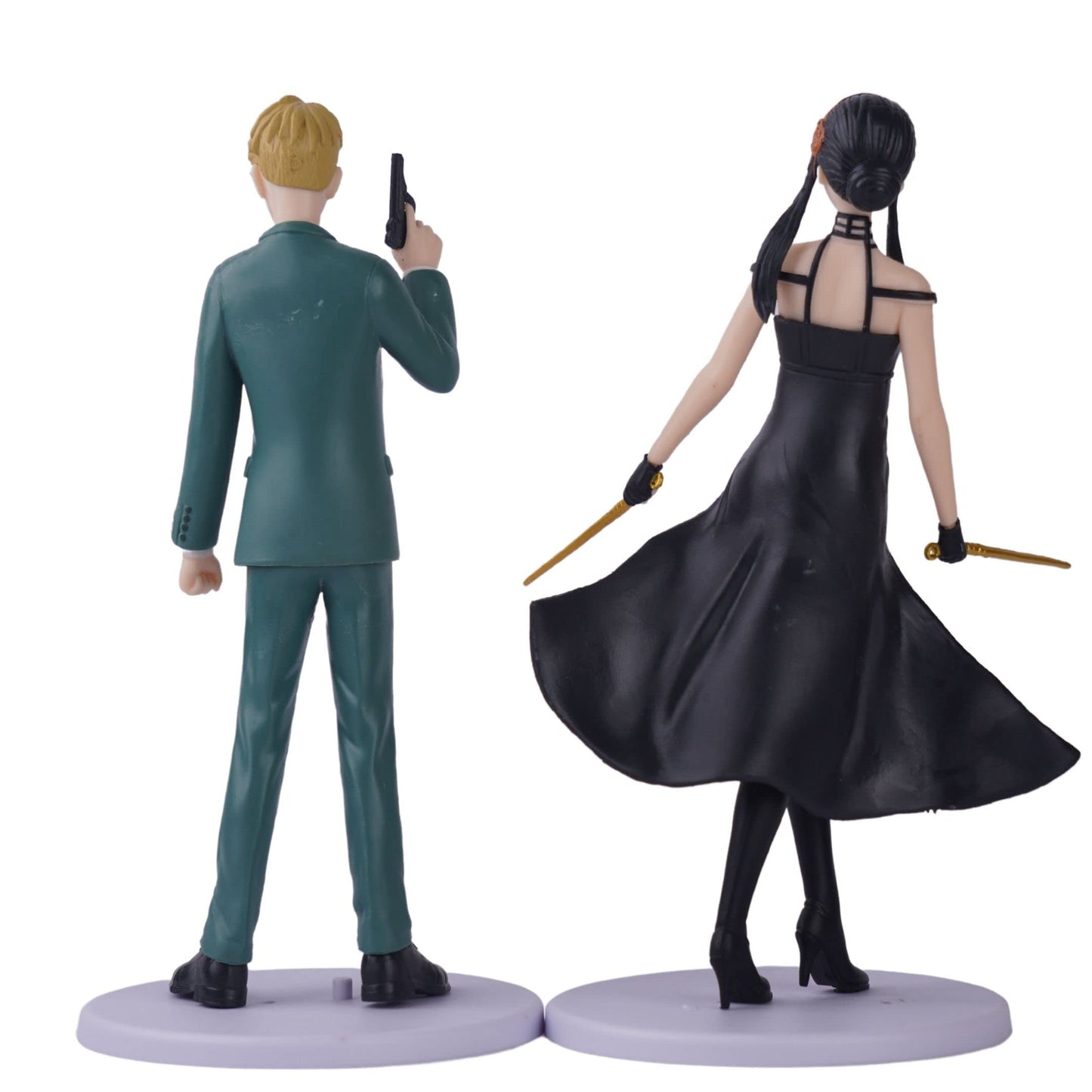 Spy X Family Anime Loid Forger and Yor Forger Set of Two Action Figures [19cm]