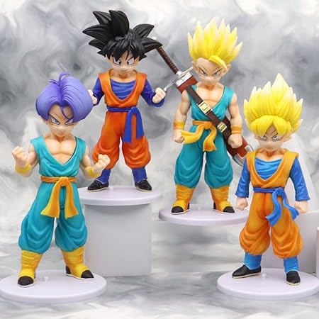 Dragon Ball Z Anime Action Figure Set of 4