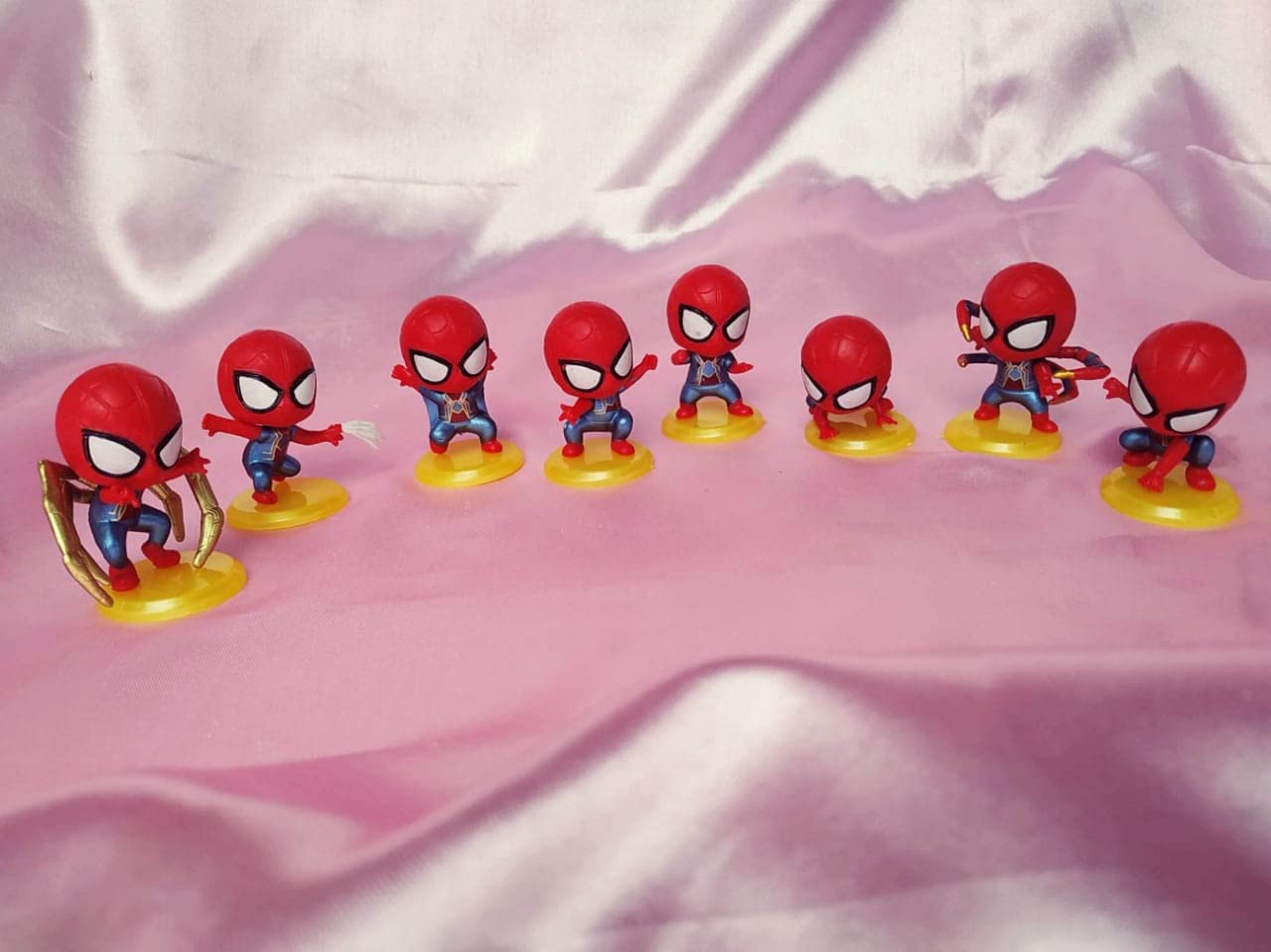 Spidey - Set of 8 Figures - Action Figure (Small) | Cake Toppers