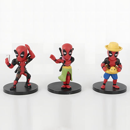 Marvel Deadpool Figure Set Of 6