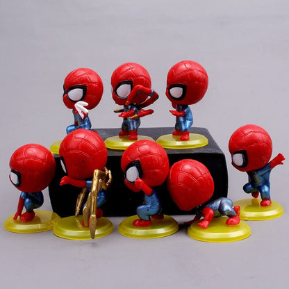 Spidey - Set of 8 Figures - Action Figure (Small) | Cake Toppers