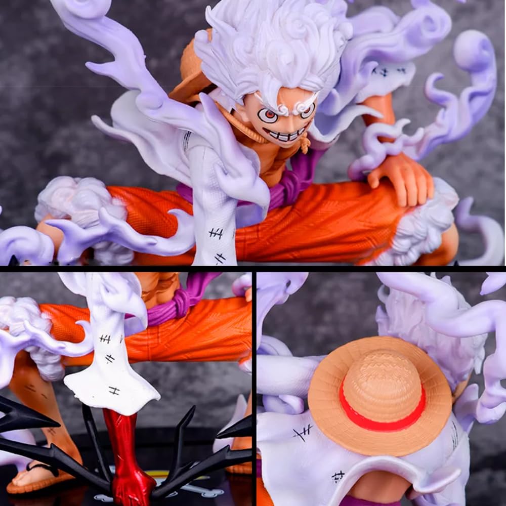 One Piece Monkey D' Luffy Gear 5 Sun God Nika - 20 cm Figure