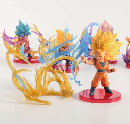 Premium Dragon Ball Goku Action Figures Set of 9 Latest Version  Size 8-10 Cm