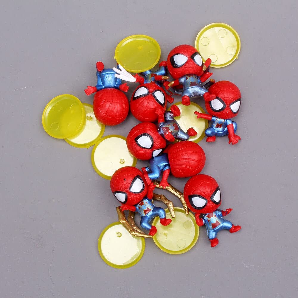 Spidey - Set of 8 Figures - Action Figure (Small) | Cake Toppers