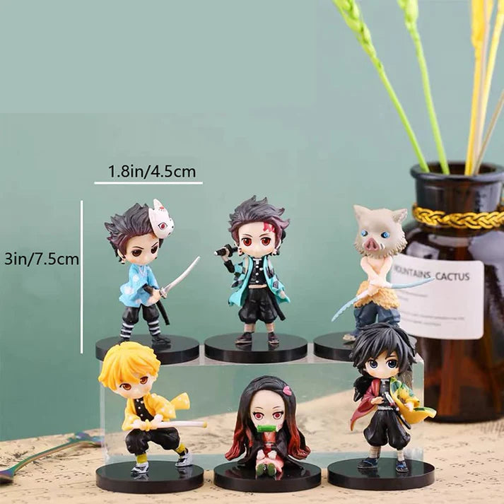 Demon Slayer Action Figure Set of 6