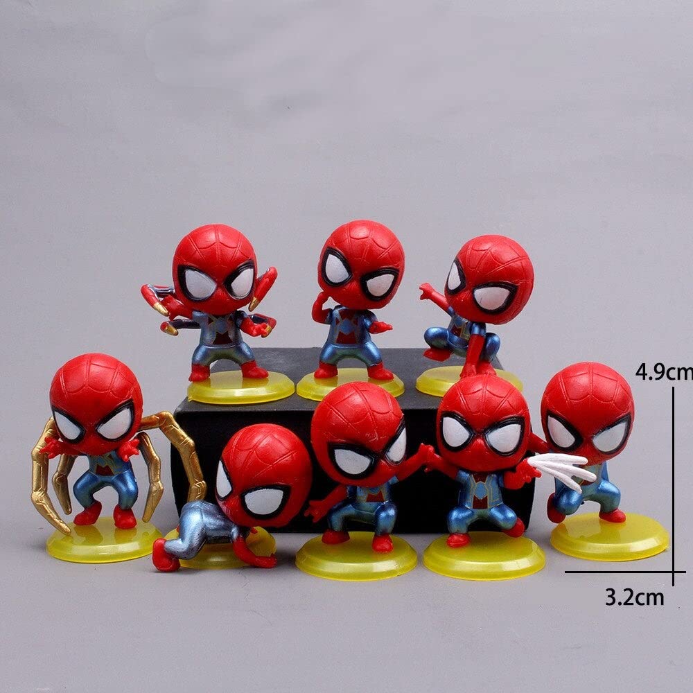 Spidey - Set of 8 Figures - Action Figure (Small) | Cake Toppers