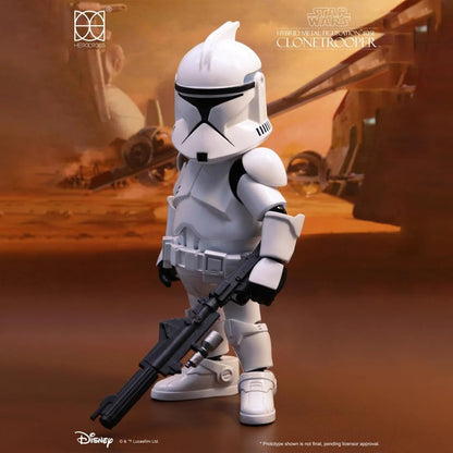 Star Wars Clone Trooper (Phase II) Collectible 6-Inch Hybrid Metal Figure – Premium Action Figure with Accessories